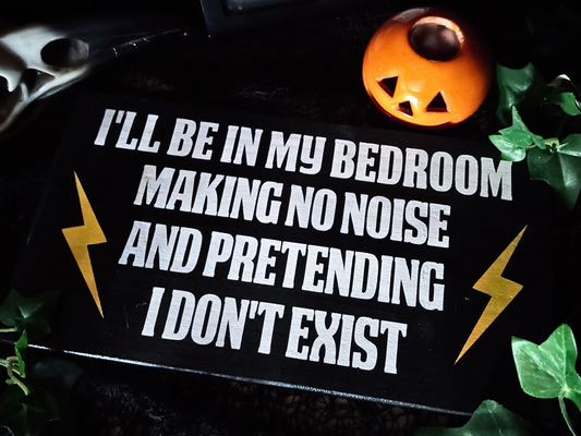 Funny Introvert HP Bedroom Sign