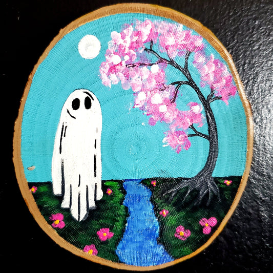 Spring Time 'Ghostly Hollows' Wood Slices