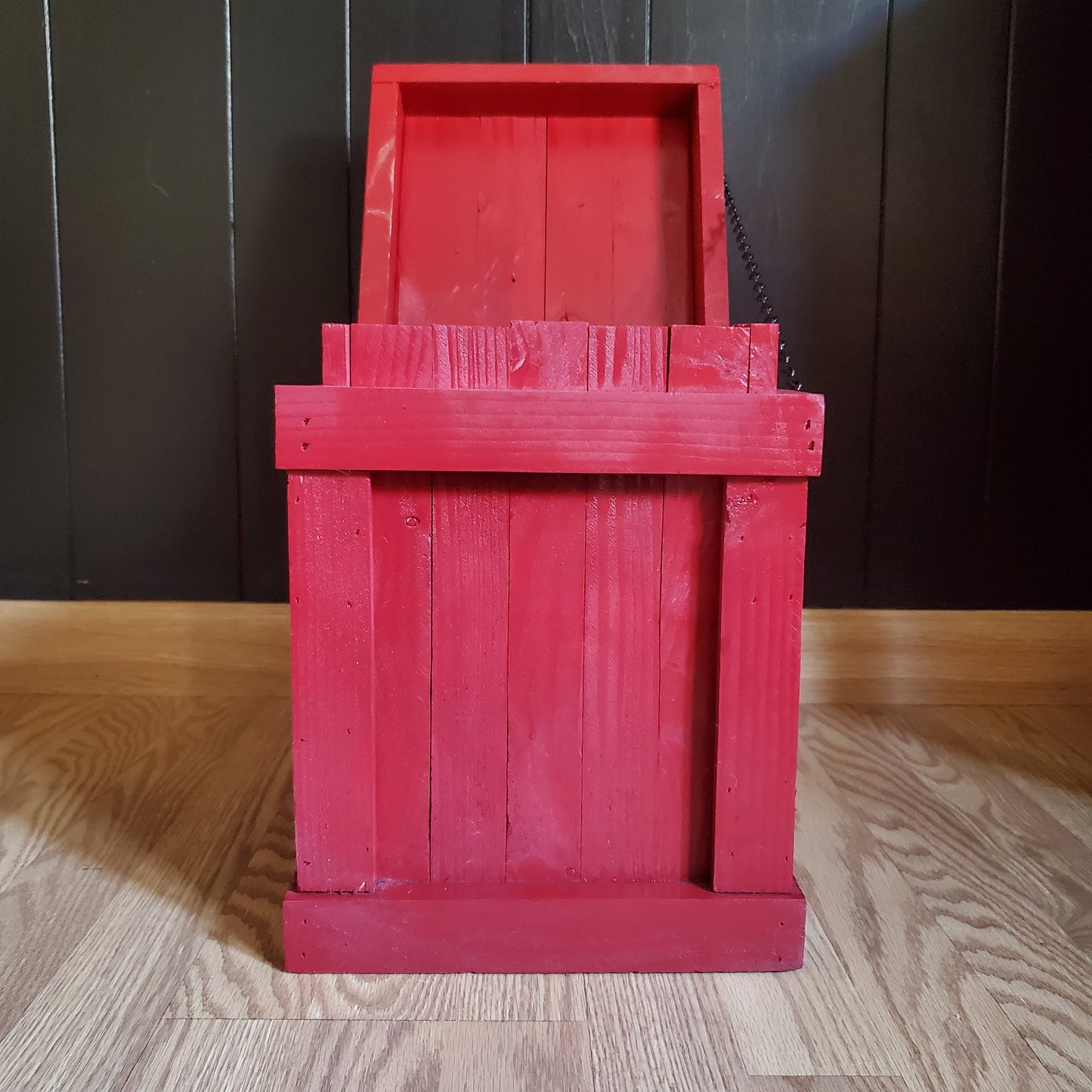 4 Gallon Red Bathroom Trash Bin