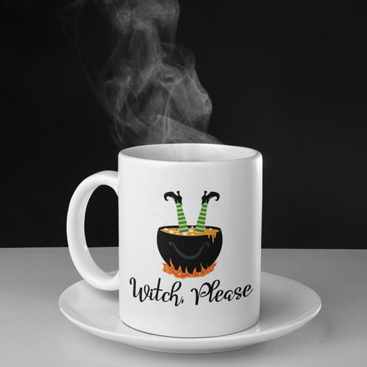 Witch Please White Coffee Mug