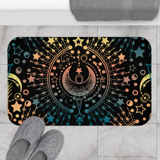 Colorful Witchy Bath Mat