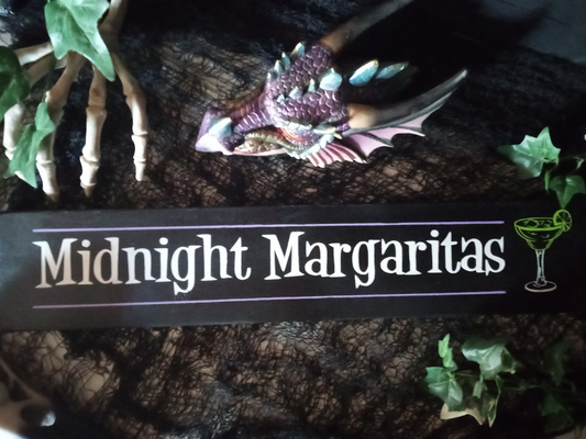 Midnight Margaritas Wood Gallery Wall Sign