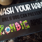 Zombie Apocalypse Wash Your Hands Bathroom Sign