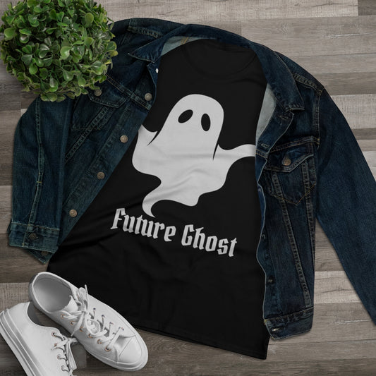 Cute Future Ghost Funny Paranormal Ladies T-Shirt