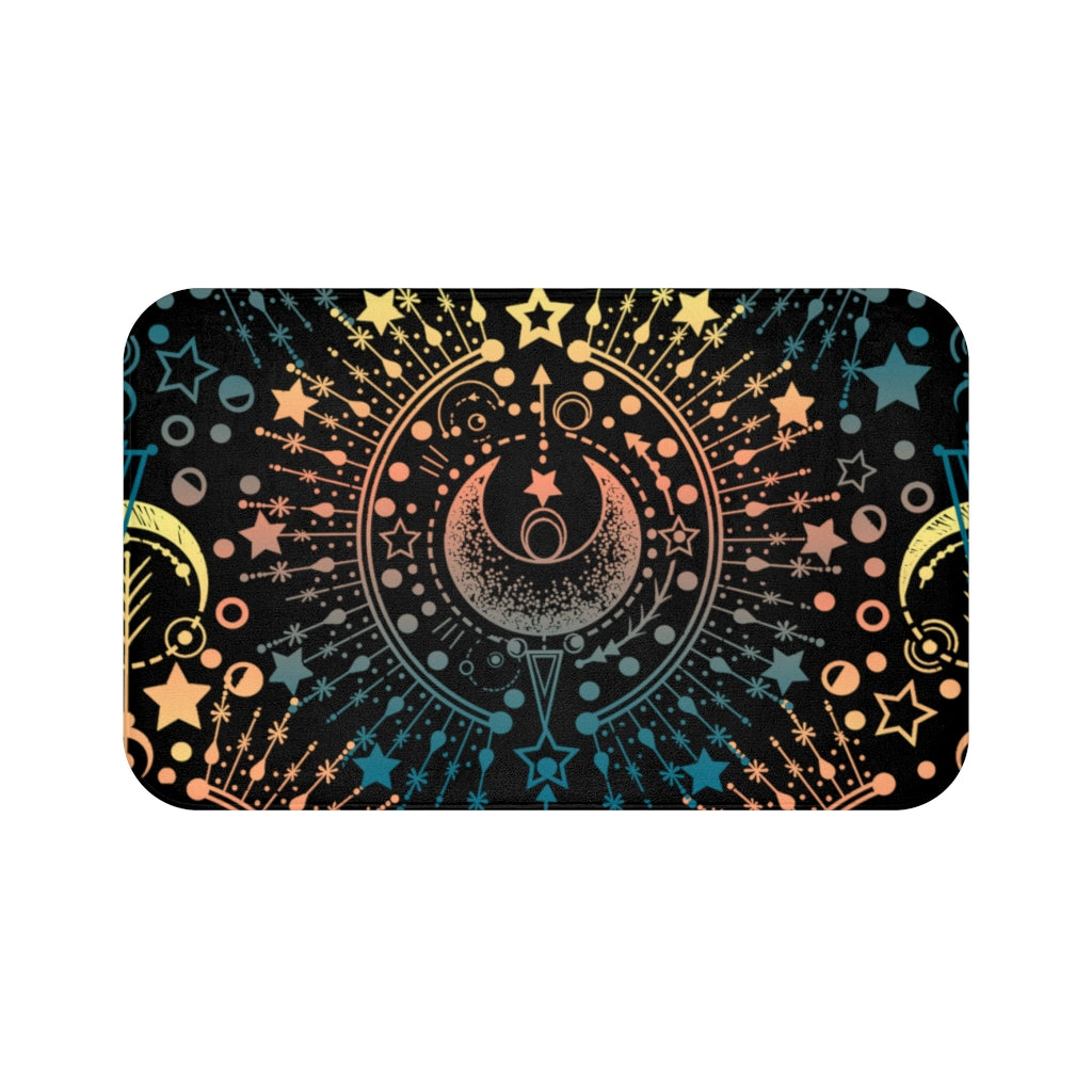 Colorful Witchy Bath Mat