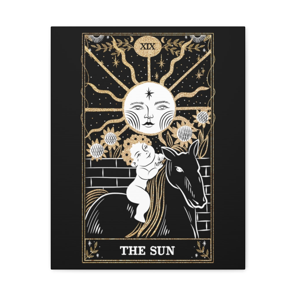 Celestial The Sun Tarot Card Wall Decor