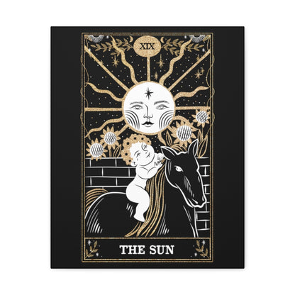 Celestial The Sun Tarot Card Wall Decor