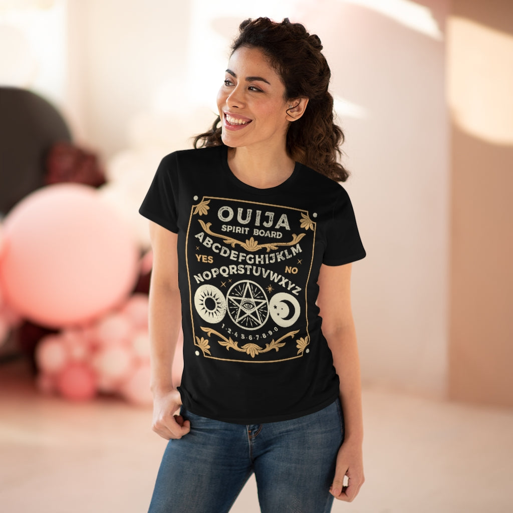 Ouija Board Gothic Occult Ladies T-Shirt