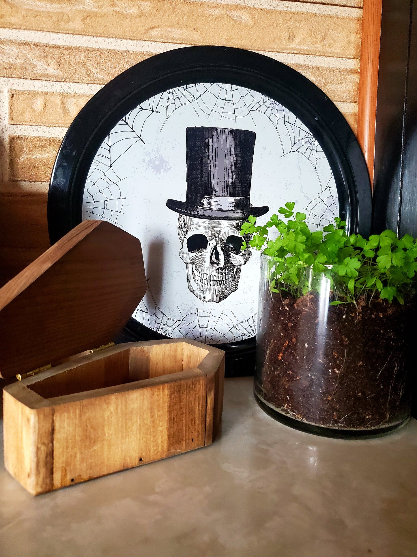 Woodland Coffin Trinket Box