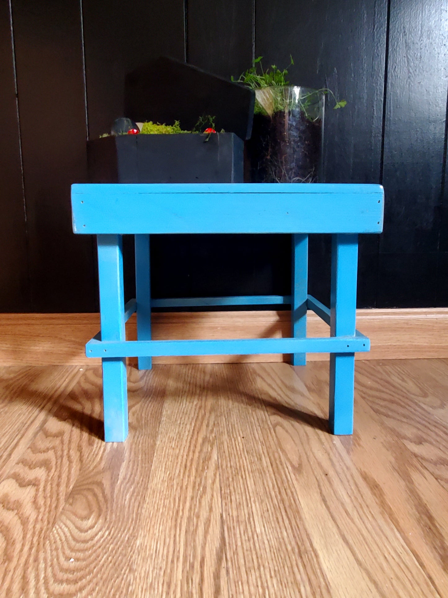 Blue Plant Stand