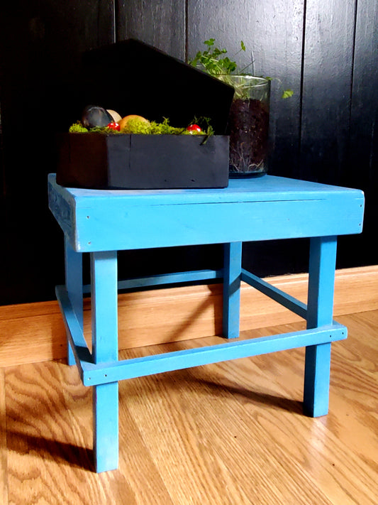 Blue Plant Stand