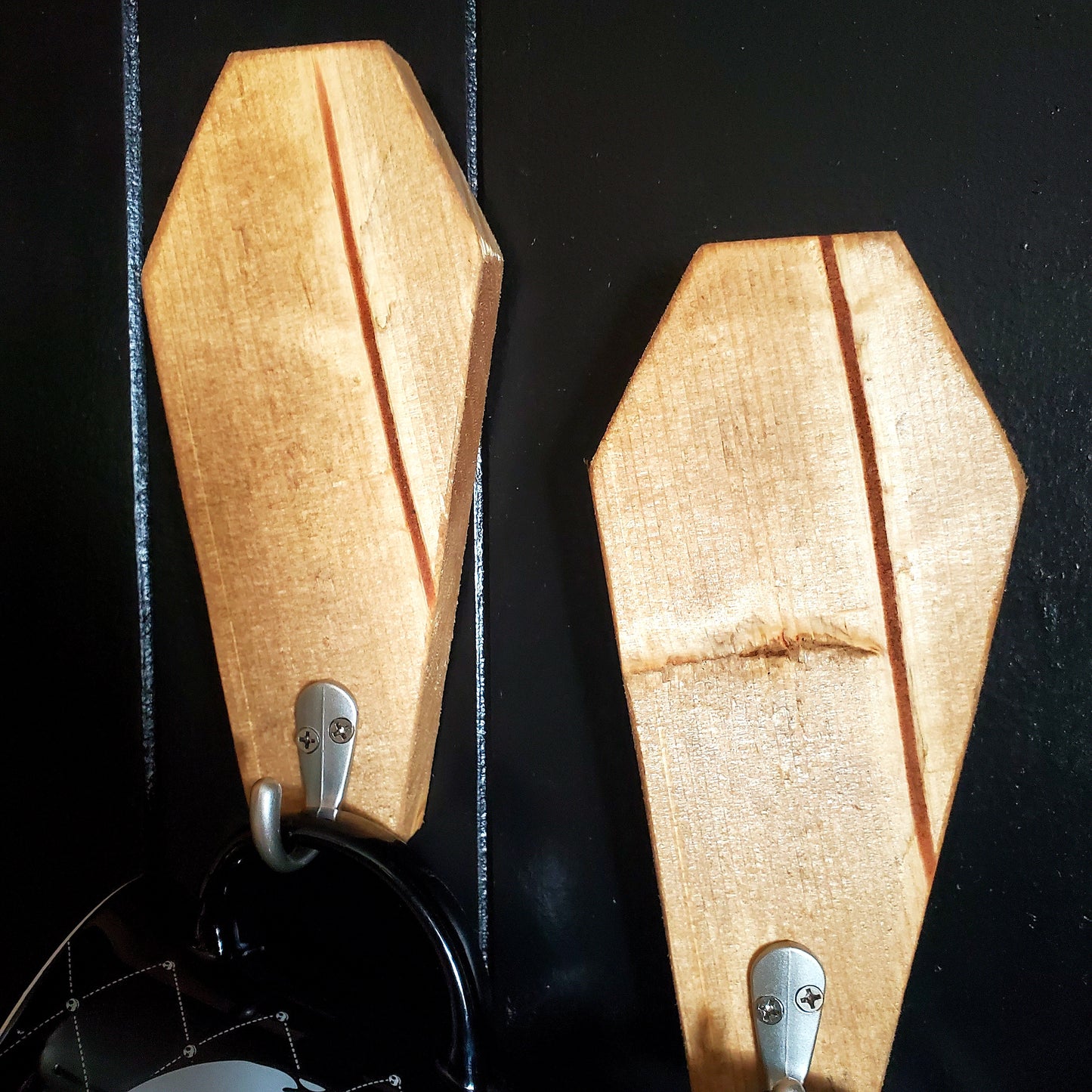 Woodland Coffin Wall Hooks