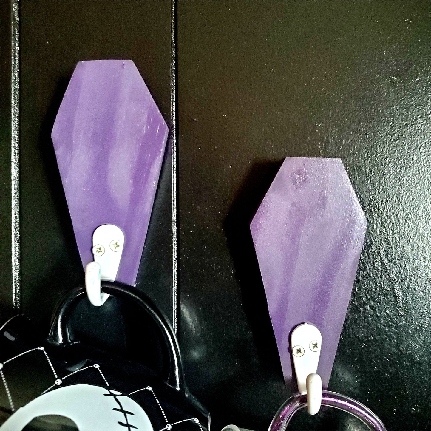 Halloween Coffin Wall Hooks