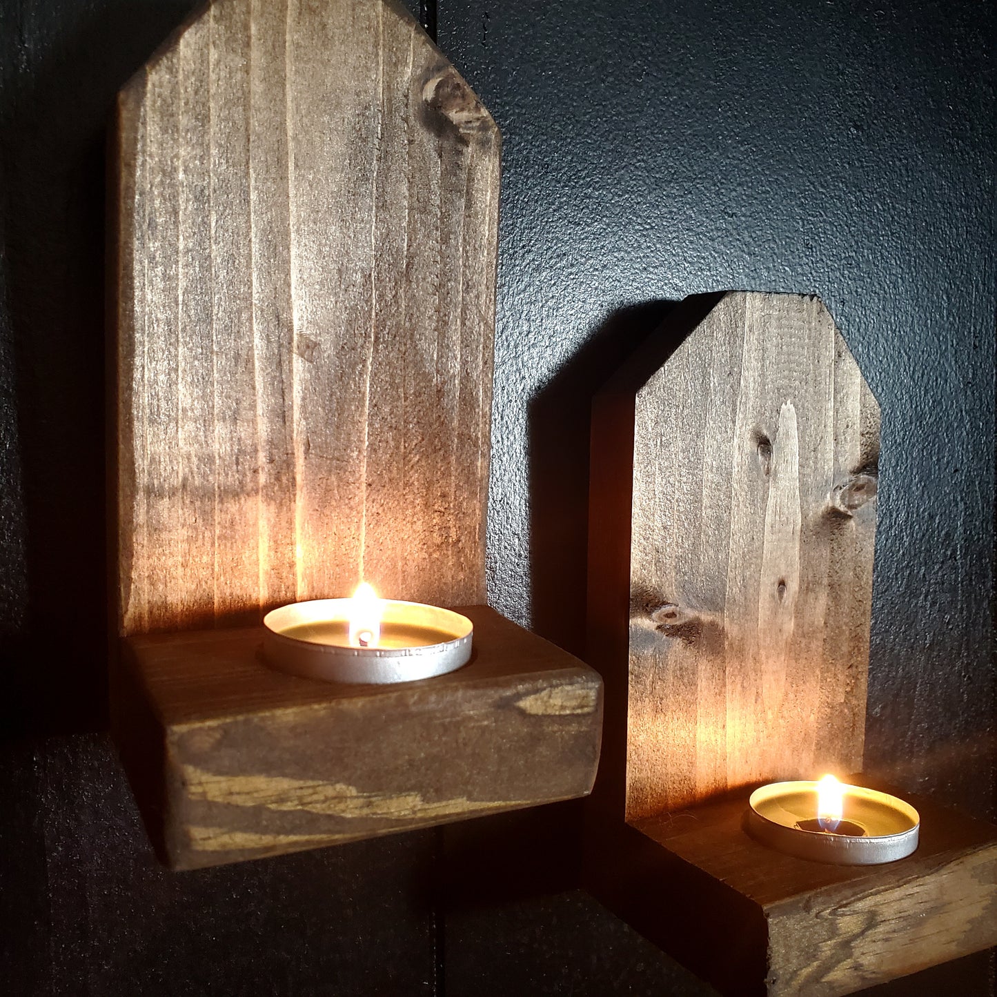 Rustic Candle Holders