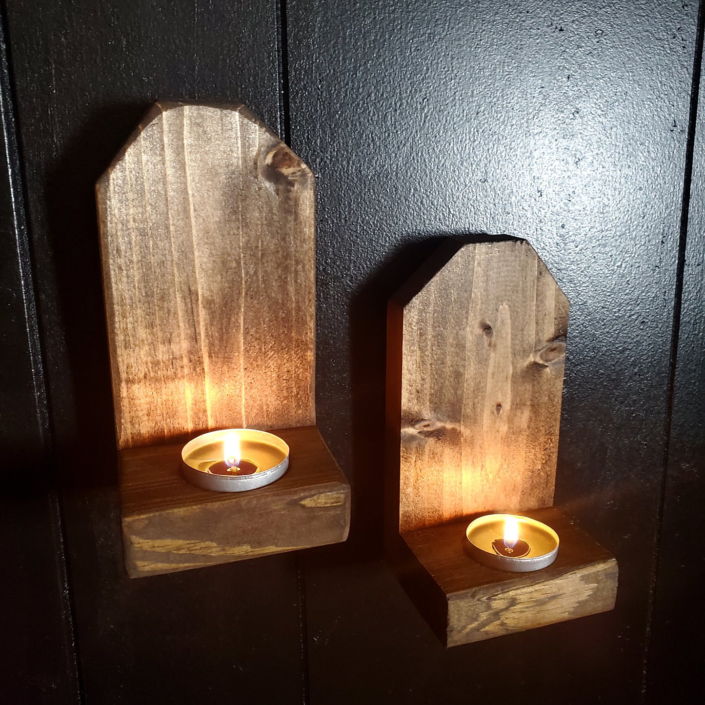 Rustic Candle Holders