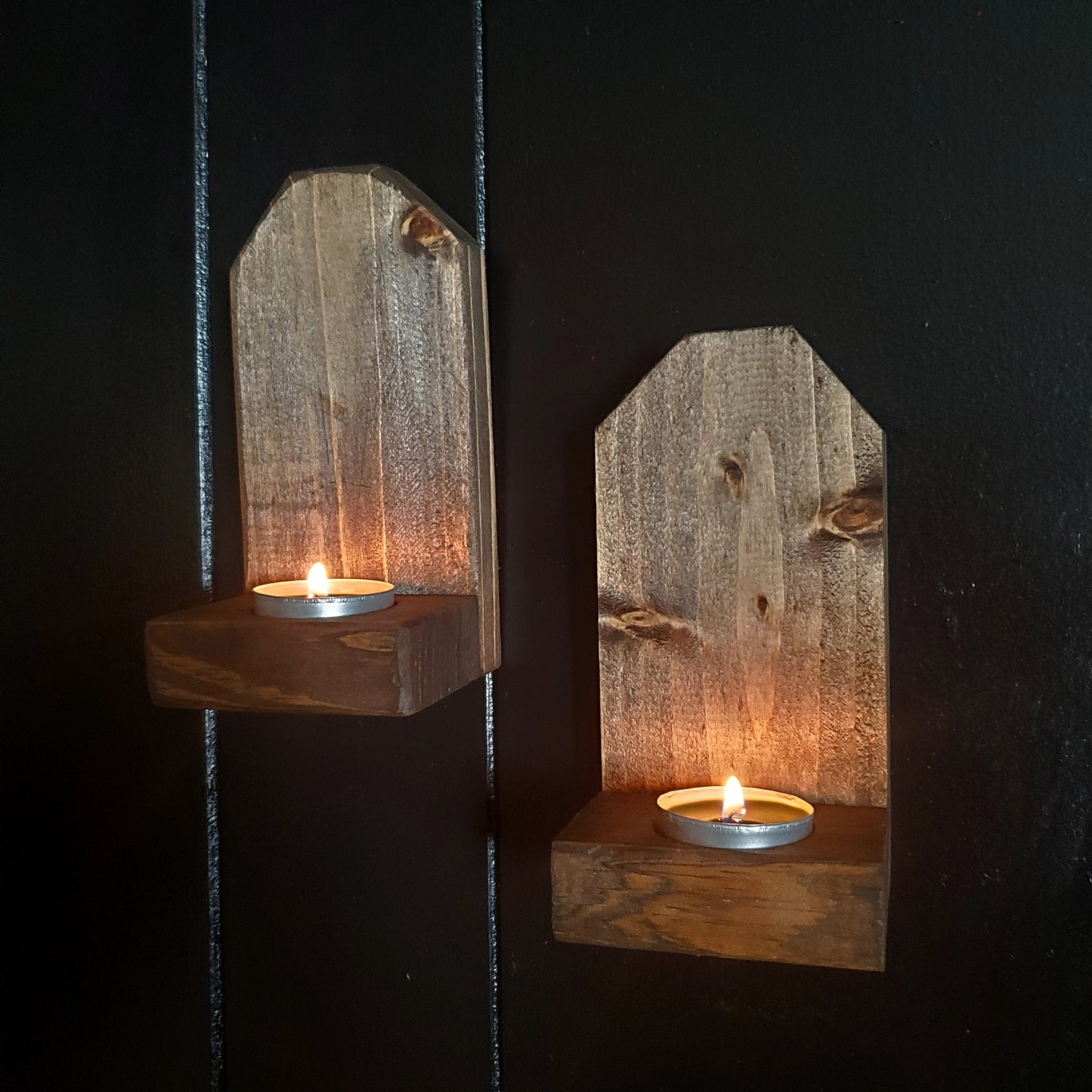 Rustic Candle Holders