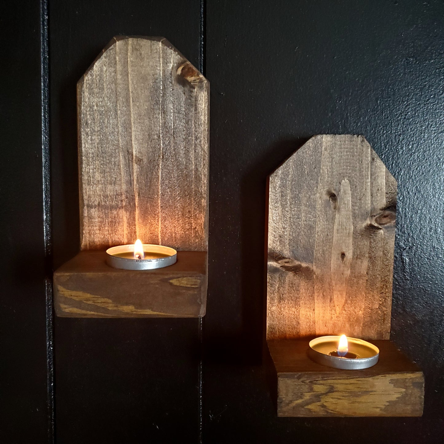 Rustic Candle Holders