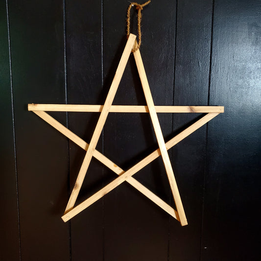 Wood Star Door Hanger Wreath Form