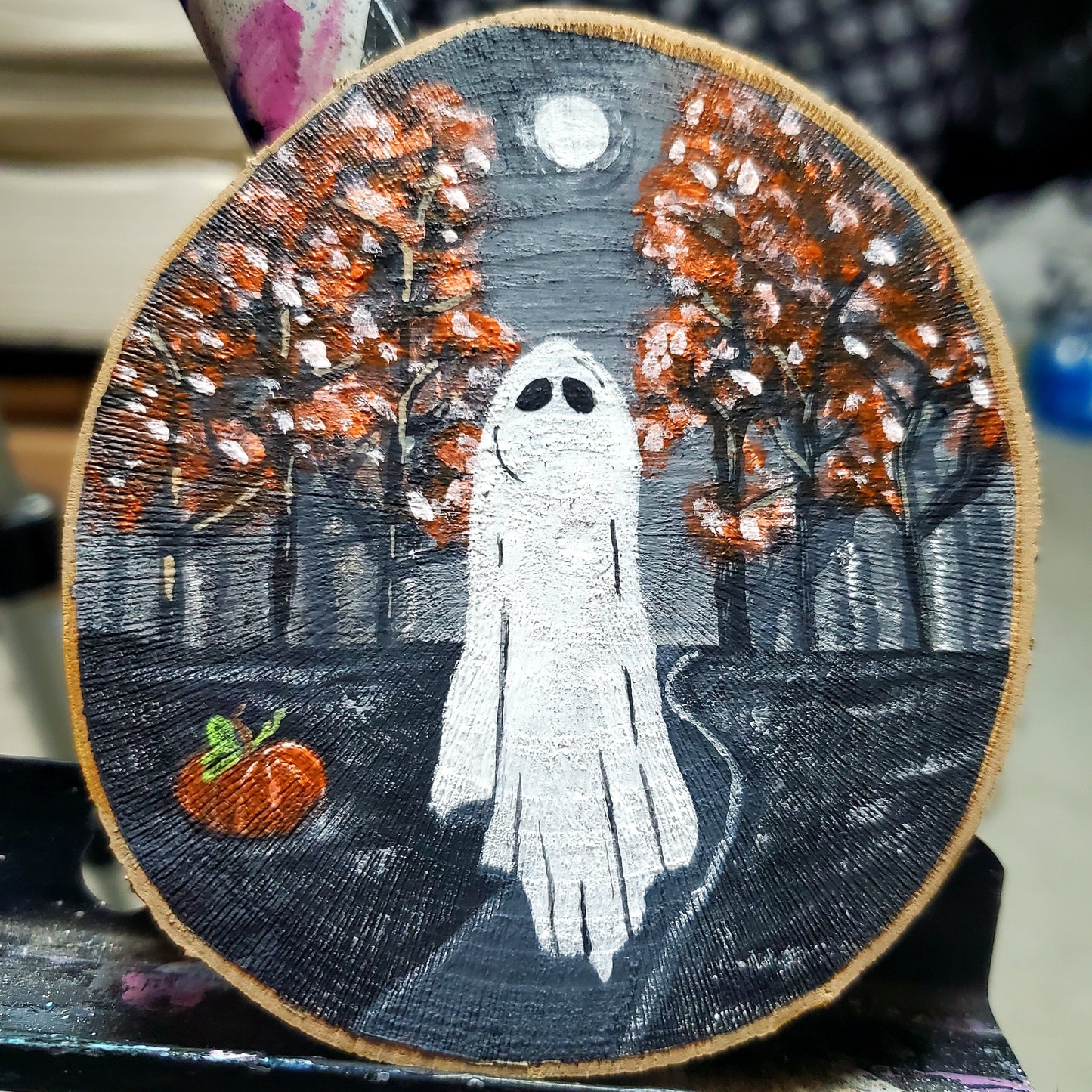 Spring Time 'Ghostly Hollows' Wood Slices