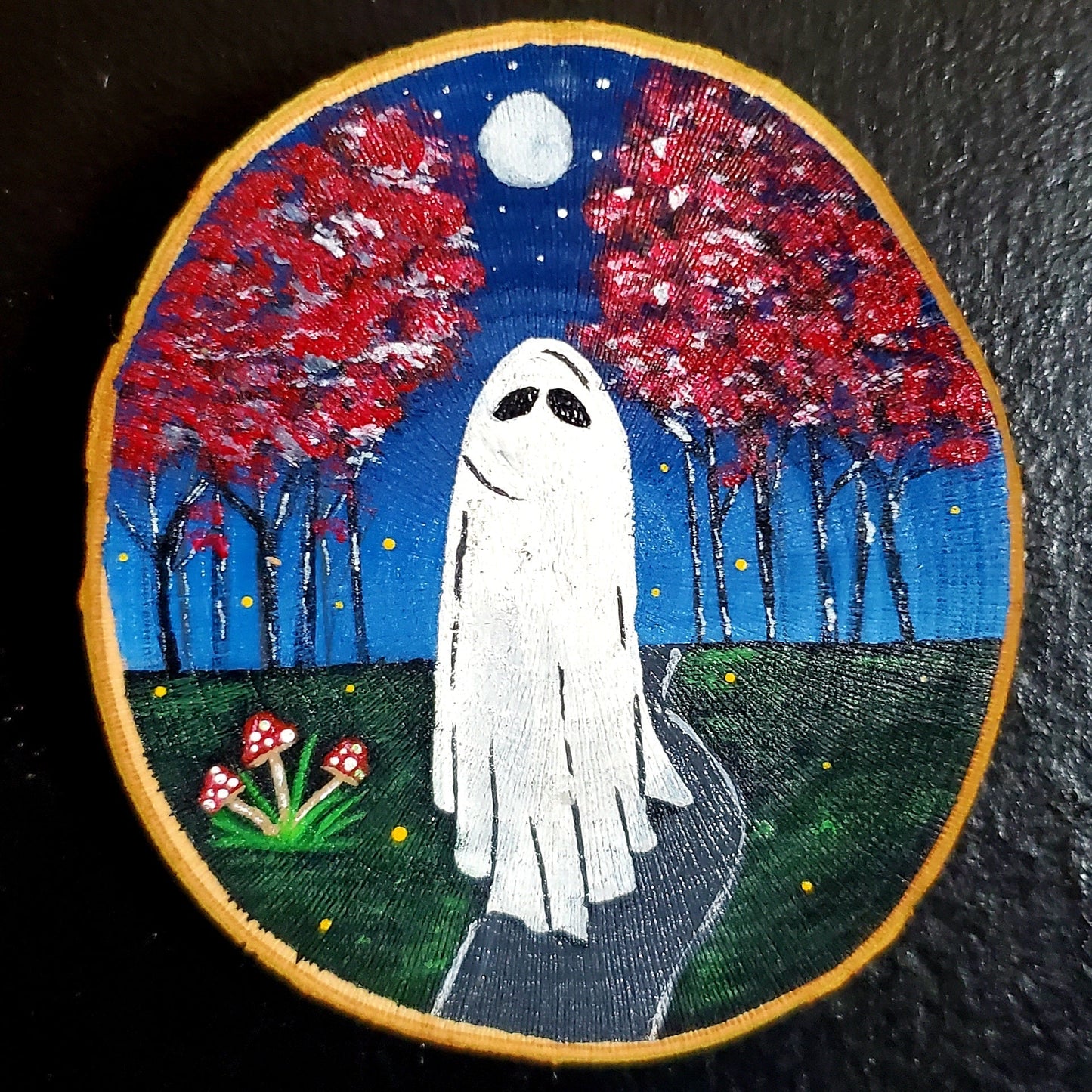 Spring Time 'Ghostly Hollows' Wood Slices