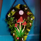 Mushroom and Moss Hanging Coffin Wall Art