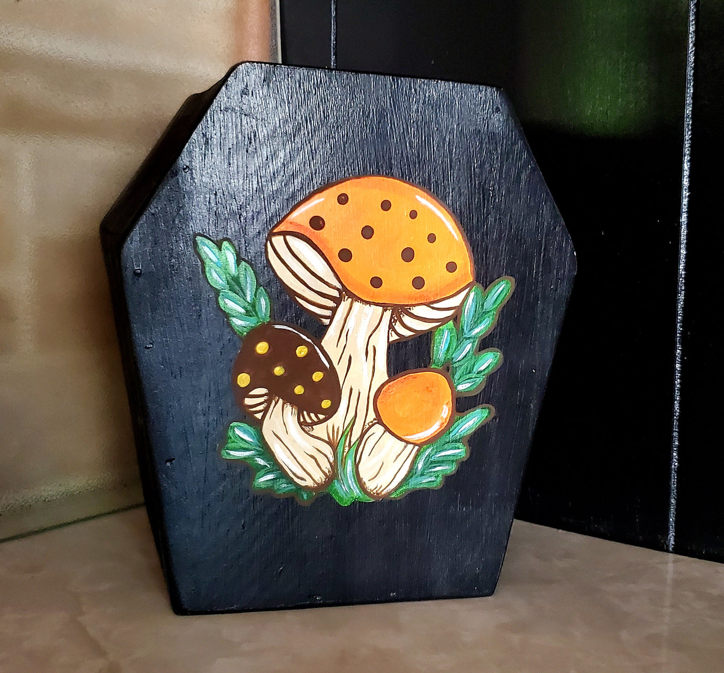 70's Nostalgia Mushroom Utensil Holder