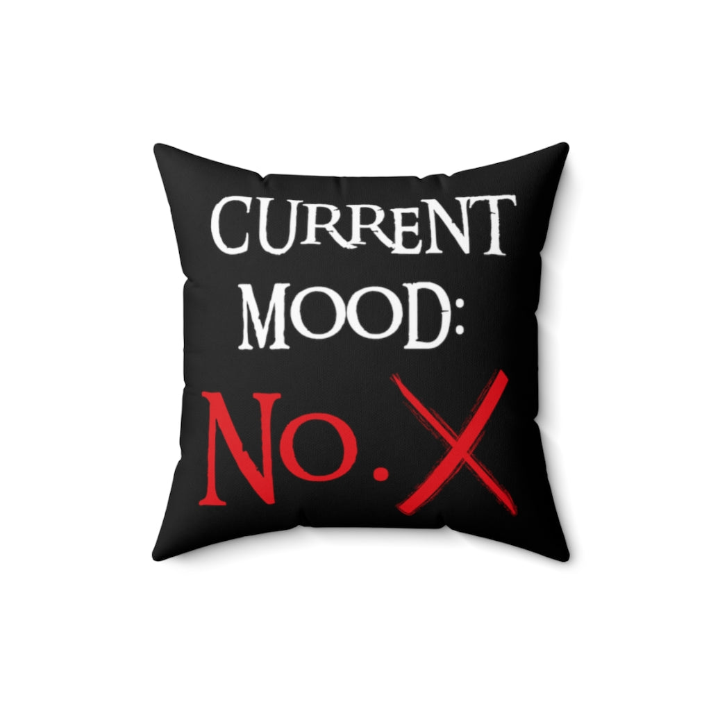 Reversible Current Mood Pillow Funny