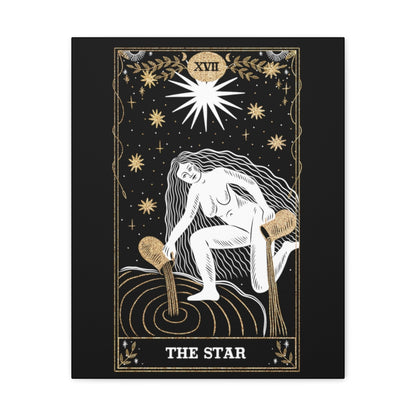 Celestial 'The Star' Tarot Card Wall Decor