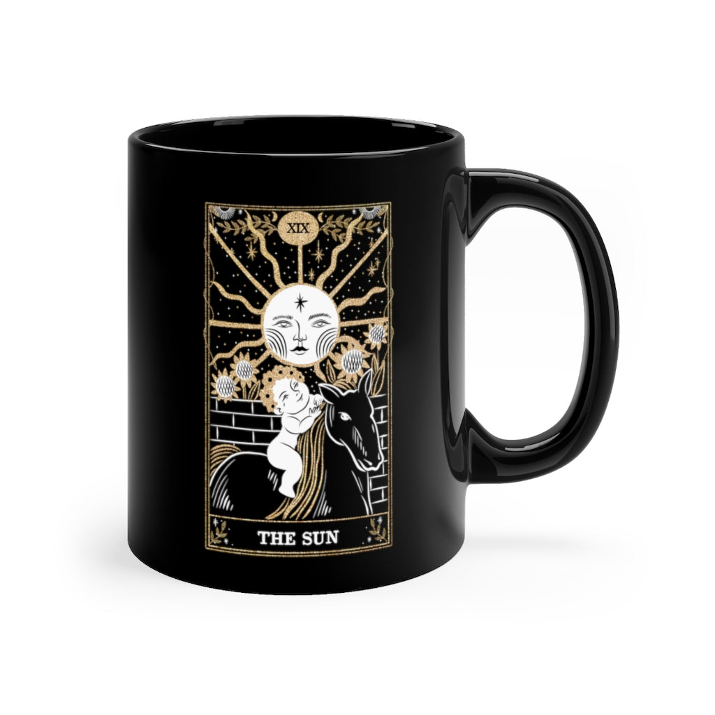 The Sun Tarot Card Coffee Cup