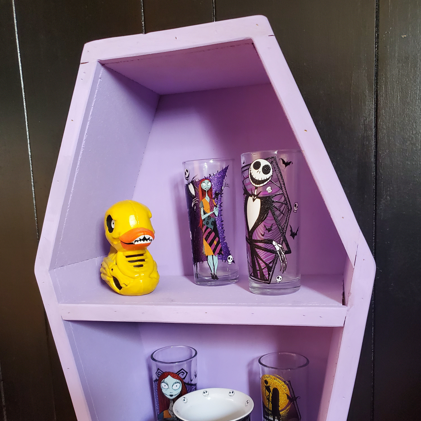 Lavender Coffin Shelf