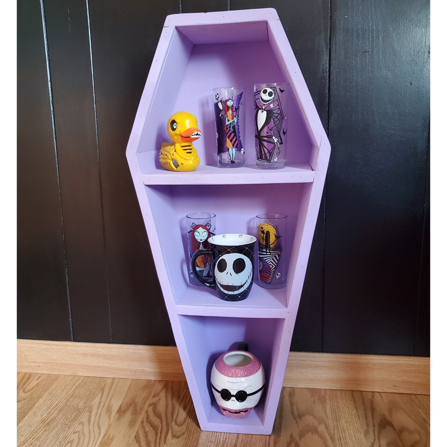 Lavender Coffin Shelf