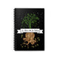 As Above So Below Witchy Spiral Notebook