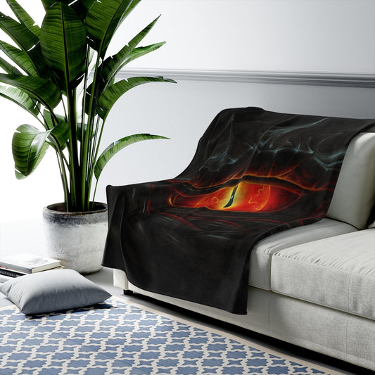 Dragon Eye Fantasy Velveteen Plush Blanket