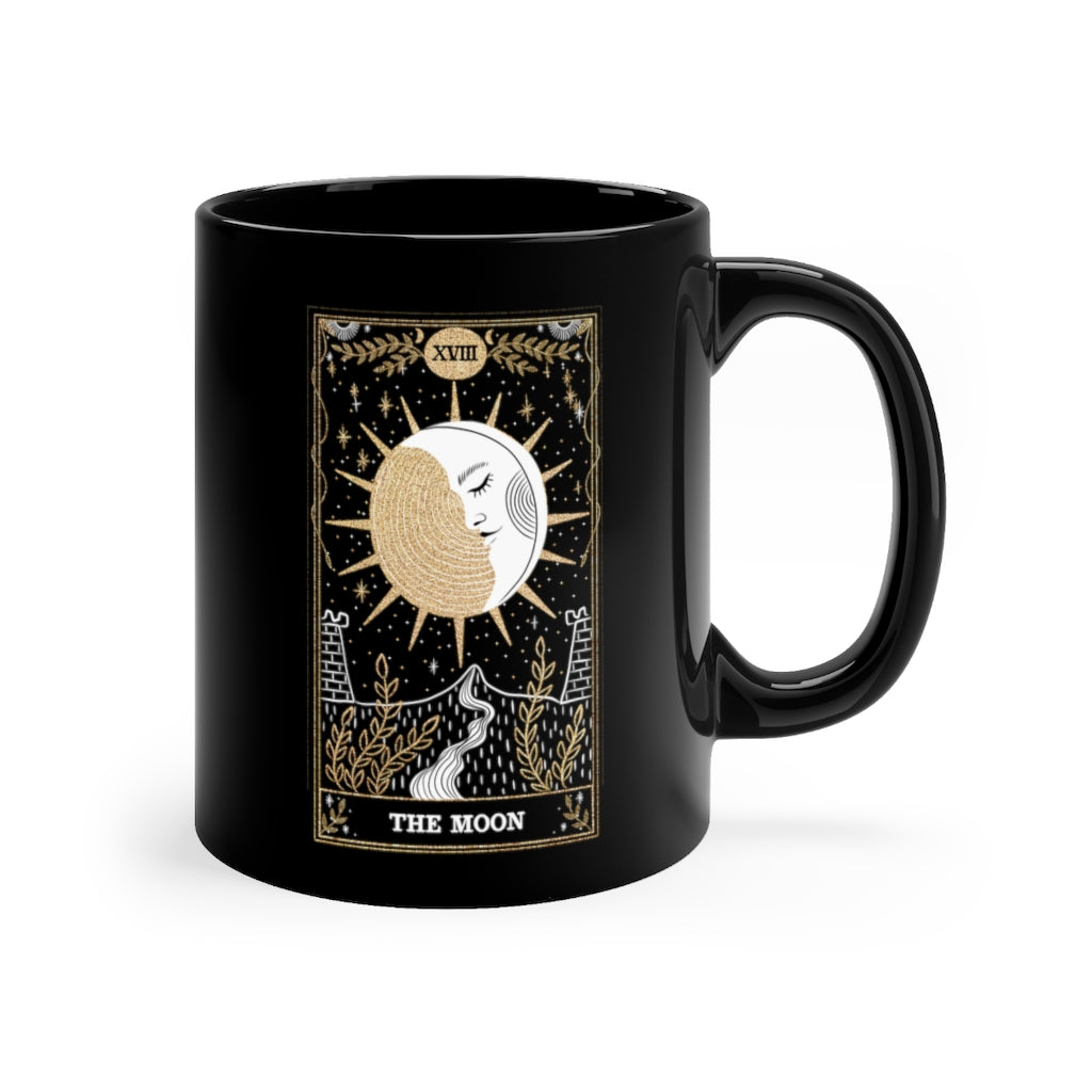 The Moon Tarot Card Coffee Cup