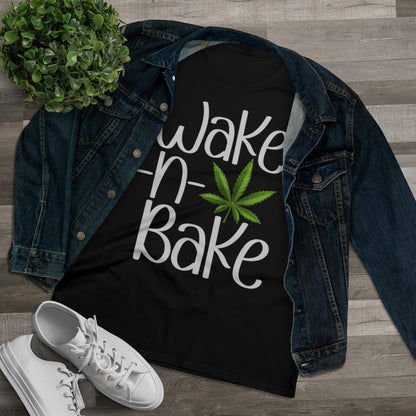 Wake N Bake Stoner Ladies Shirt