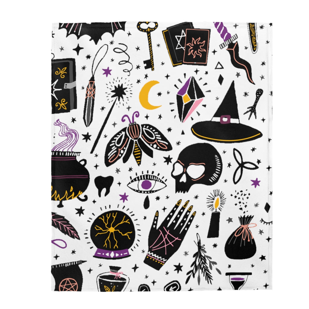 Occult Pattern Velveteen Plush Blanket