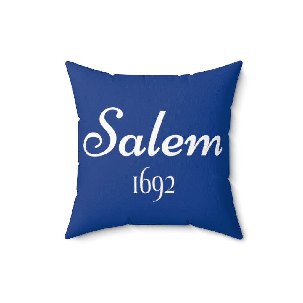 Salem 1692 Royal Blue Throw Pillow