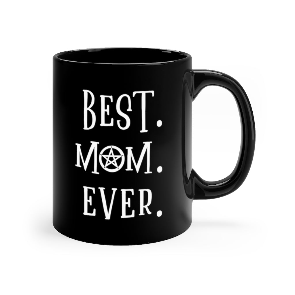 Best Mom Ever Pentacle Black Coffee Cup