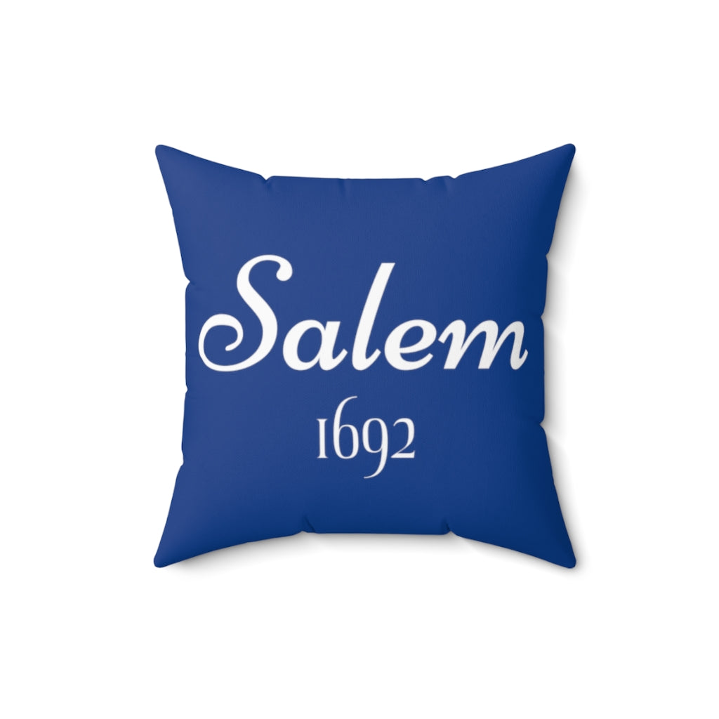 Salem 1692 Royal Blue Throw Pillow