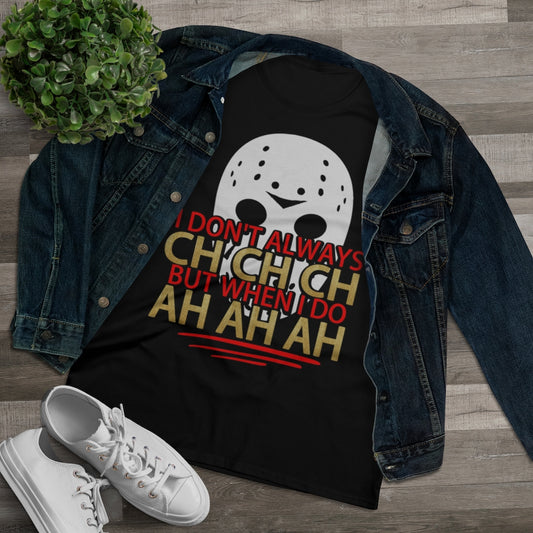 Funny Friday the 13th Horror Halloween Ladies T-Shirt