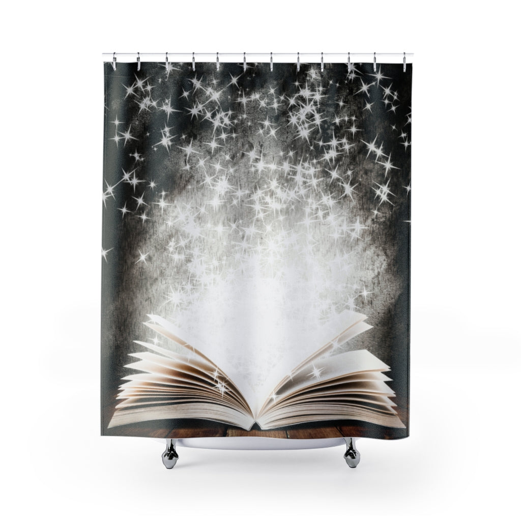 Magic Book Witchy Gothic Shower Curtain