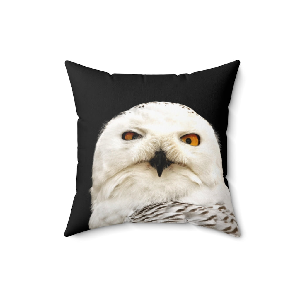 Snow Owl Hedwig Polyester Pillow