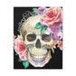 Floral Skull Pastel Goth Hanging Canvas