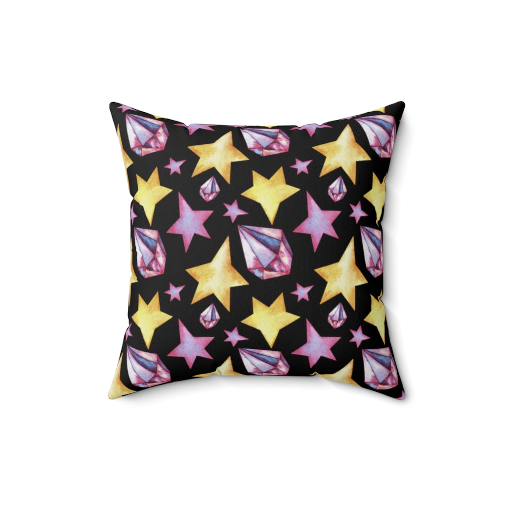 Pastel Goth Baphomet Throw Pillow