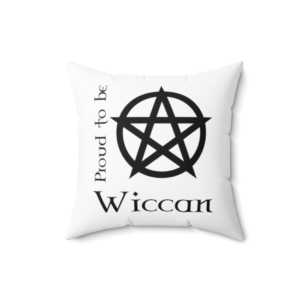 Proud to be Wiccan Throw Pillow