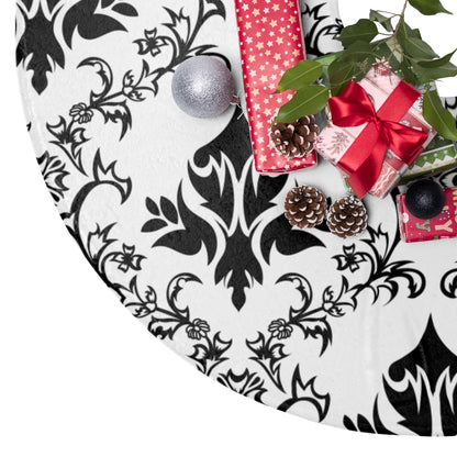 Gothic Patterned Christmas Tree Skirt