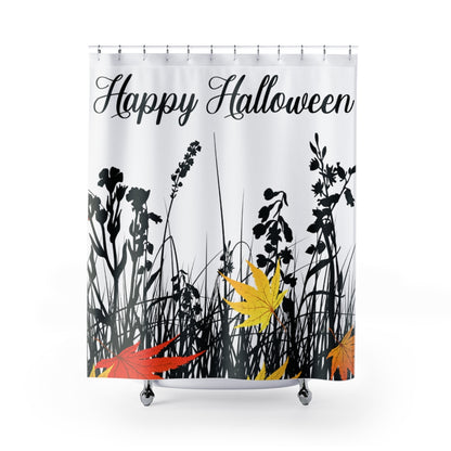 Happy Halloween Autumn Shower Curtain