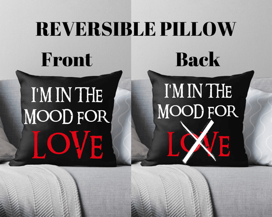 Reversible In the Mood for Love Pillow Funny