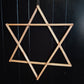 Star of David Wood Frame