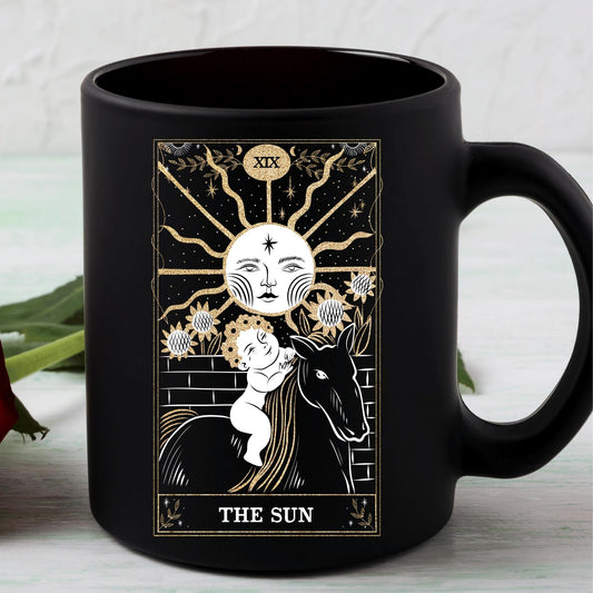 The Sun Tarot Card Coffee Cup